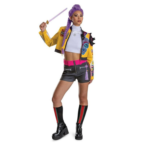 Adult Deluxe KPop Demon Hunters Rumi Hero Look Costume