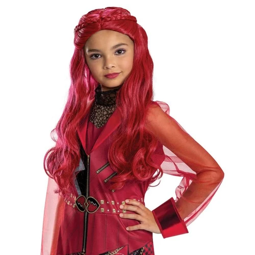 Kids Disney Descendants 5: Wicked Wonderland Red Wig