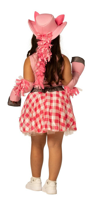 Kids Pink Pony Gal Dress Costume