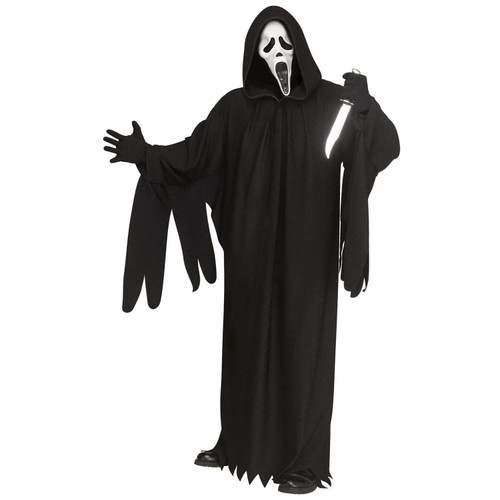 Adult Ghost Face 30th Anniversary Hooded Robe Costume - One Size