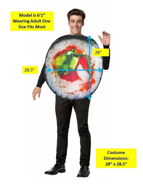 Adult Sushi Roll Costume - inset