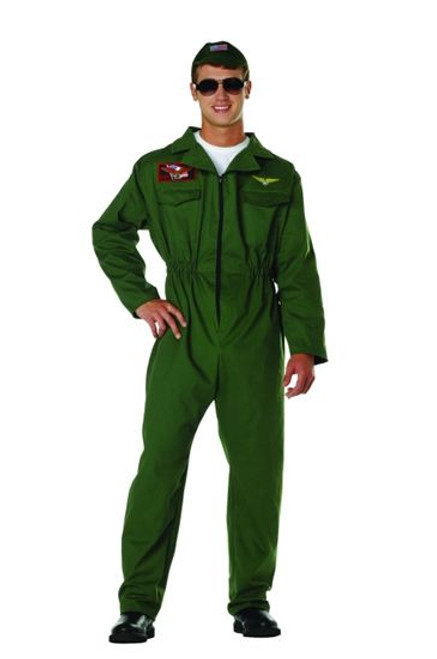 amscan Top Gun Maverick Flight Men Costume - Standard Size, 1 Pc 