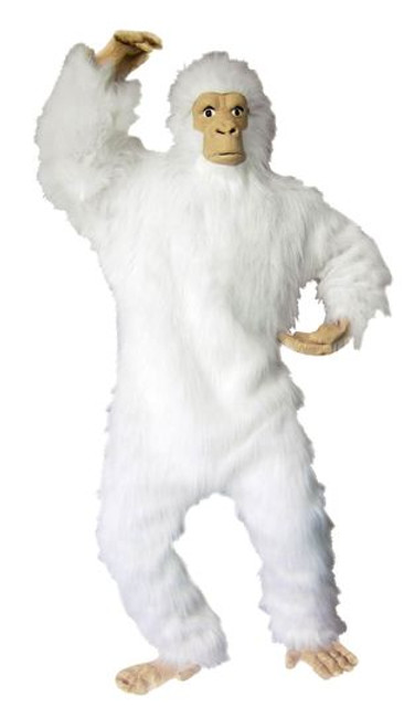 Adult White Gorilla Costume