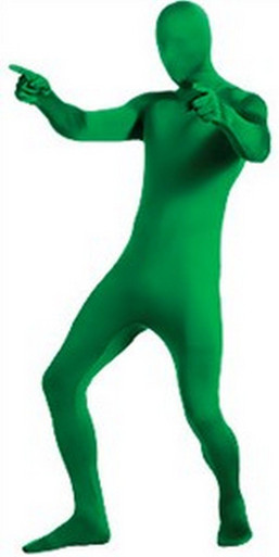 Kids 2nd Skin Green Body Suit