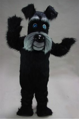 Black Terrier Dog Suit Animal Mascot Costume Party Carnival Mascotte Costumes main image 0