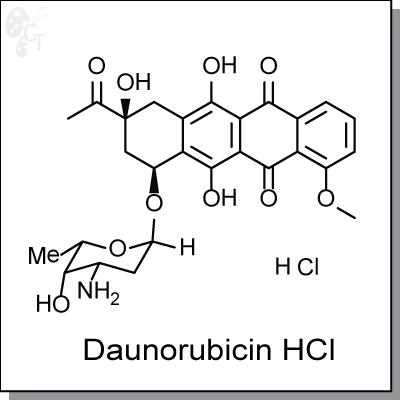 Daunorubicin hydrochloride, 400x400px, png