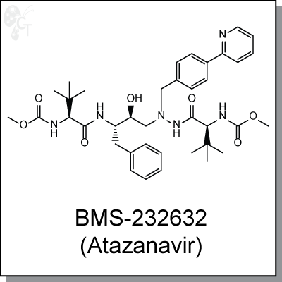 BMS-232632 (Atazanavir), 400x400px, png