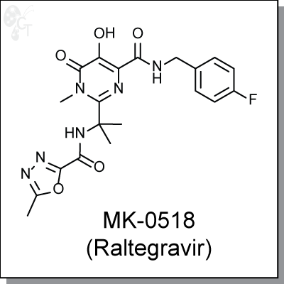 MK-0518 (Raltegravir), 400x400px, png