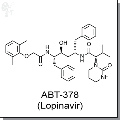 ABT-378 (Lopinavir), 400x400px, png