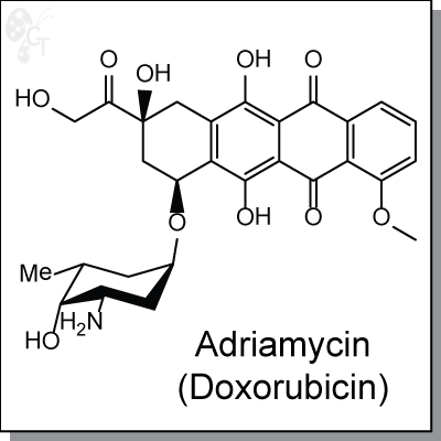 Adriamycin (Doxorubicin), 400x400px, png