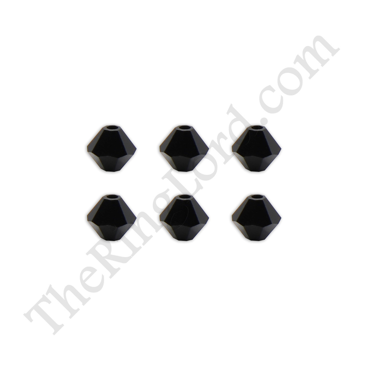 4mm Bicone Swarovski Crystal Beads Ring Lord