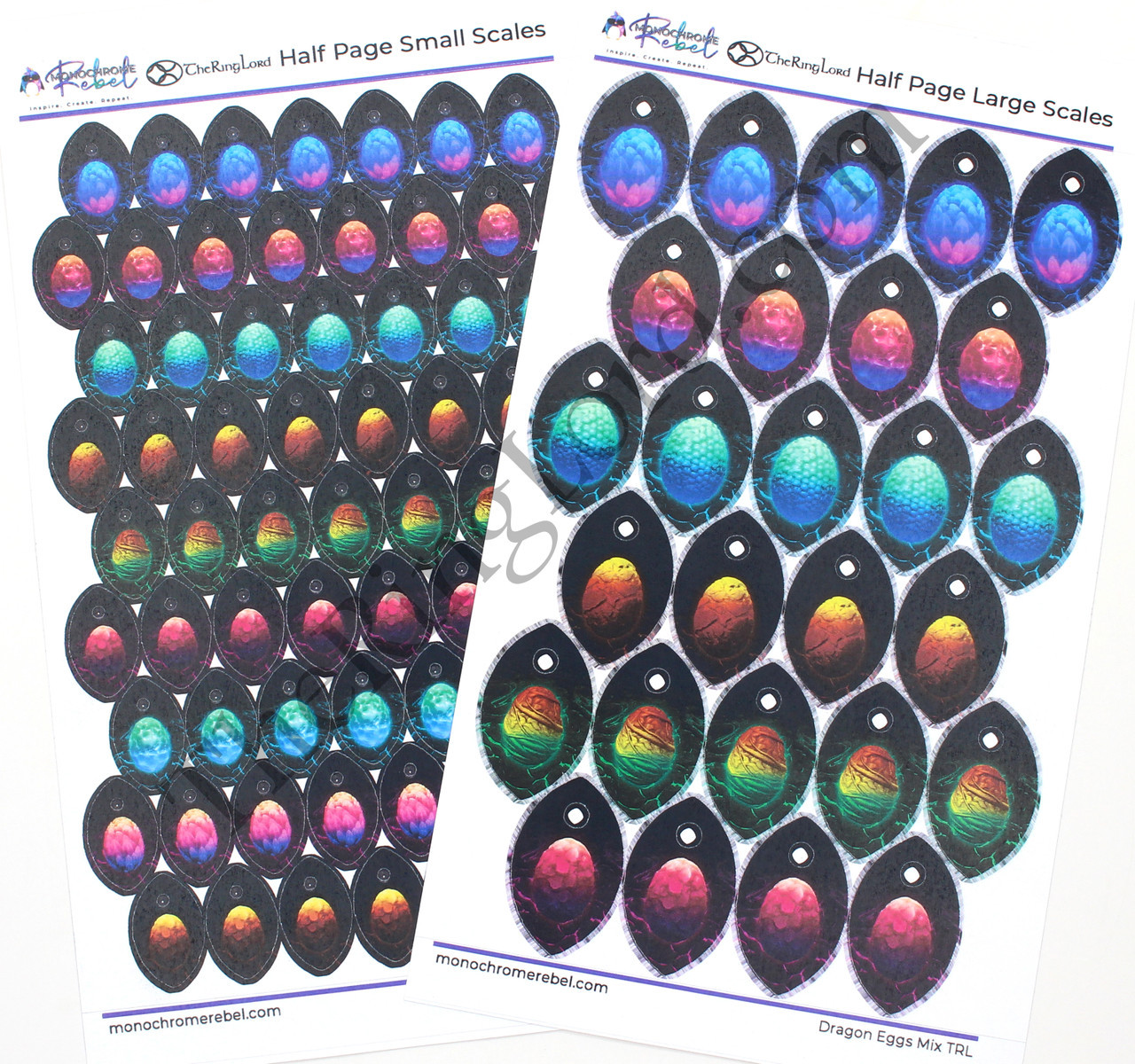 Sticker Substrate Parts Dragon Egg Stickers – Large Upscale Designs | Ring Lord