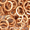 Saw Cut Copper 20g Square Wire Sold by the Ounce