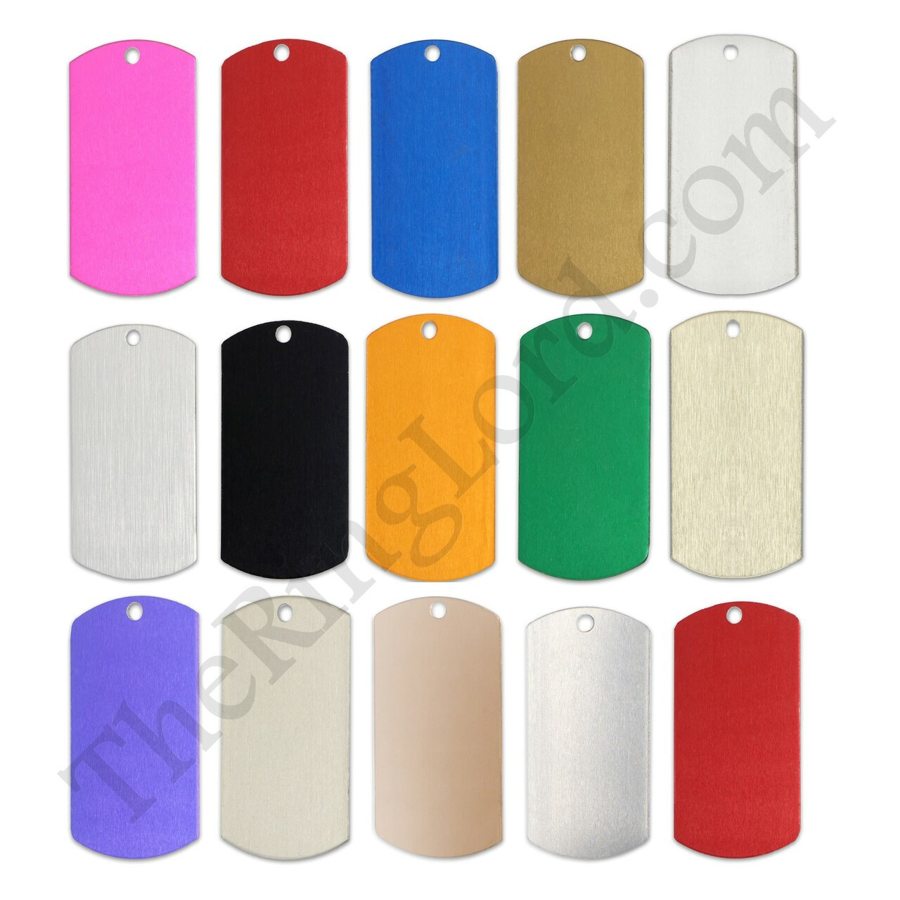 Aluminum deals dog tags