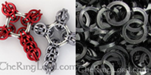 Persian Celtic Cross 1.75'' - Square Wire Anodized Aluminum - Black