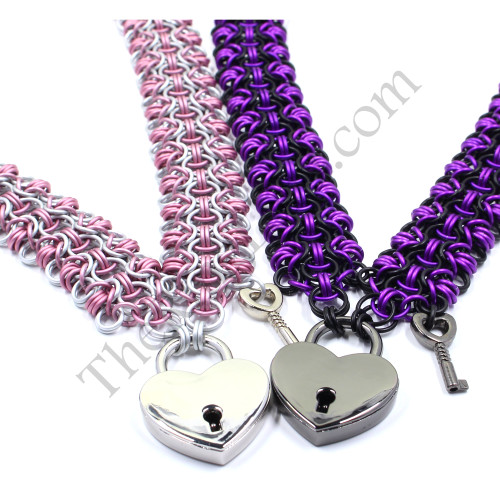 Rondo Necklace Kit Instructions - Valentine’s Day with Silver Heart Lock