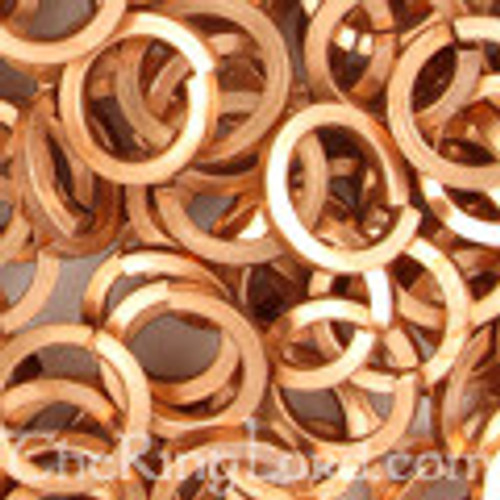 Saw Cut Copper 0.062'' Square Wire 1/4'' ID