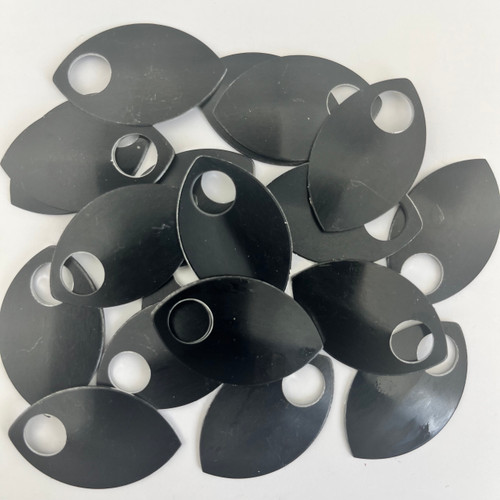 15% OFF Special Anodized Aluminum - Large Scale - Sold by the bag of 100 - Black