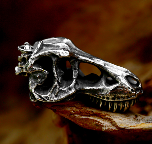 Stainless Steel Pendants and Charms - Dinosaur Skull Pendant