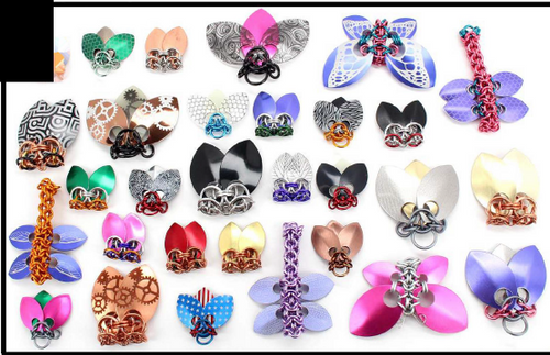 Bug Sculpture Instructions - Lightning Bugs - Small  -  Etched  + Glow in the dark scales - Written/Designed by Jodey Hathaway