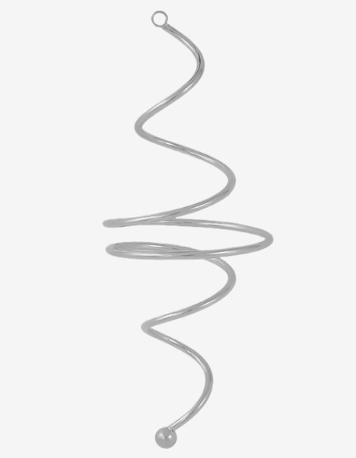 Stainless Steel Spiral Pendant