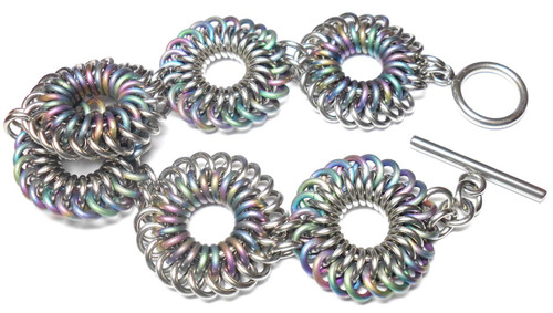 Titanium Sunburst Bracelet
