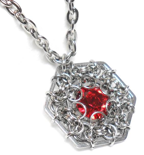 Benzene Pendant - Scarlet