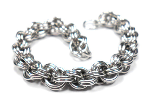 Waves of Glass Bracelet - Blue Iris Glass Included
