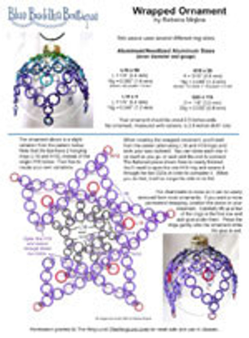 Holiday Ornament Instructions