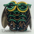 Owl Sculpture Kits 1-1/2" Bronze/Green
