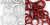 Anodized Aluminum Byzantine Kits 19g 9/64'' Silver + Red