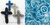 Persian Celtic Cross 1.25'' - Anodized Aluminum - Sky Blue