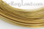 Spooled Yellow Brass Wire - 14ga (2.0mm) - 5 lbs