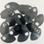 15% OFF Special Anodized Aluminum - Large Scale - Sold by the bag of 100 - Black