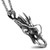 Stainless Steel Pendants and Charms - Dragon Head Pendant and Necklace