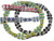 Circuitry Bracelet B - Hot Pink and Plum