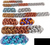 Kinged Vipera Berus Chain Instructions 16ga 7/32'' - Matte Pink + Matte Sky