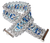 Snakes and Ladders Bracelet - Blues
