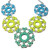 Wildflowers Necklace - After Midnight - WH/BK/PW