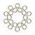 Anodized Aluminum 18ga 3/8'' ID - Saw Cut