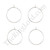 Hoop Style Earwire + Wine Charm Finding - Stainless Steel - sold by the bag of 20