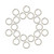 20g AWG Sterling Silver - Square Wire Rings