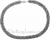 Graduated Bright Aluminum Necklace