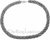 Bright Aluminum Candy Cane Necklace