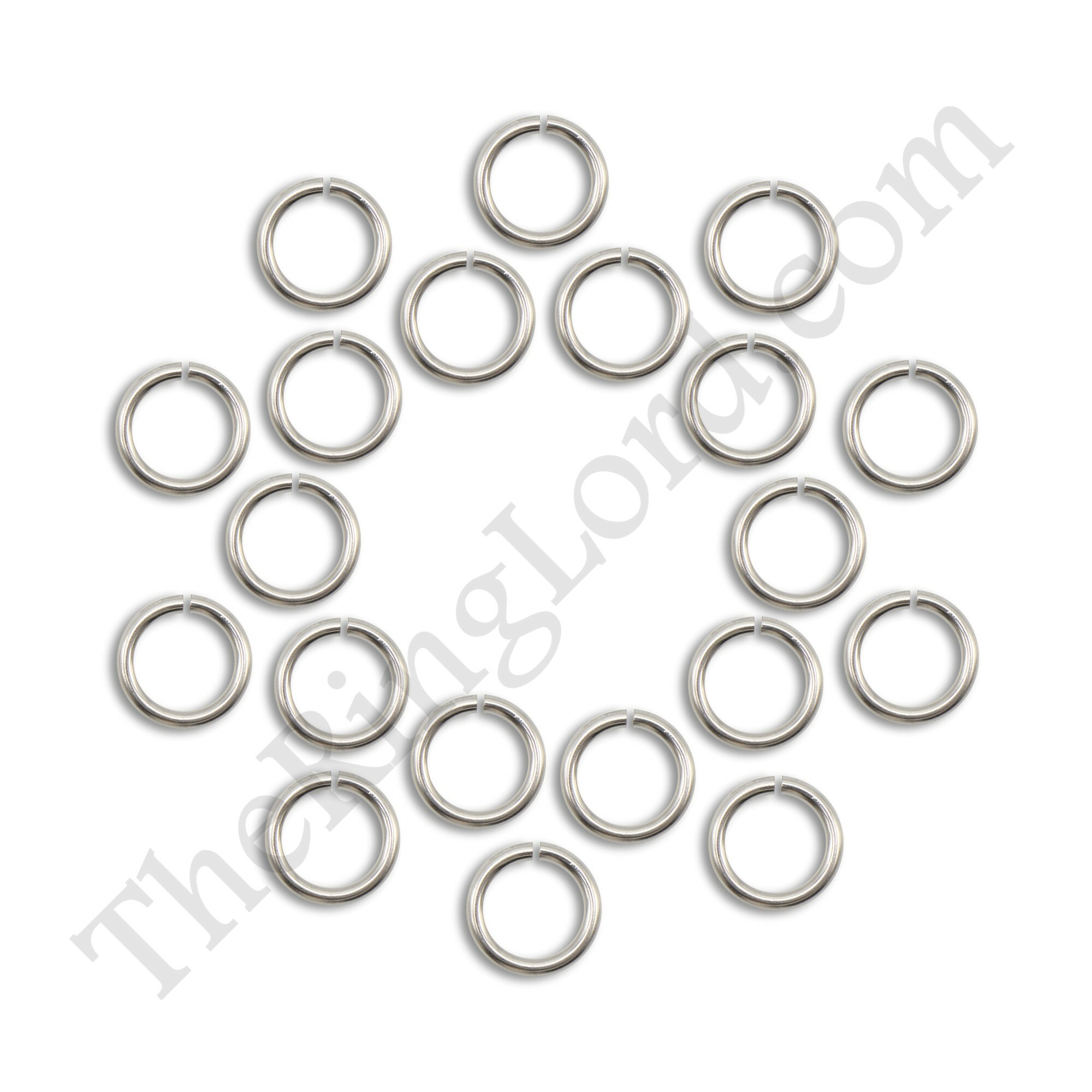 Stainless Steel Open Jump Ring Plated Bead Jump Wire Rings - Temu