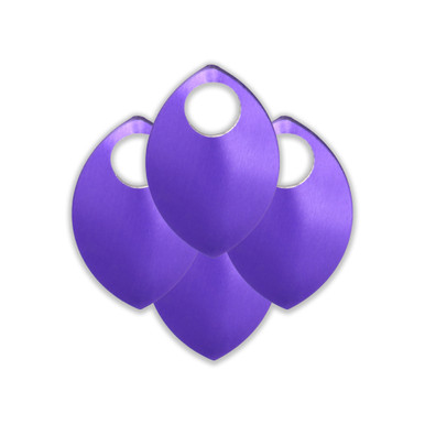 Anodized Aluminum - Medium Scales - Sold by the bag of 100