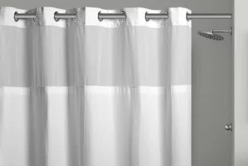 Hook-Free Shower Curtains