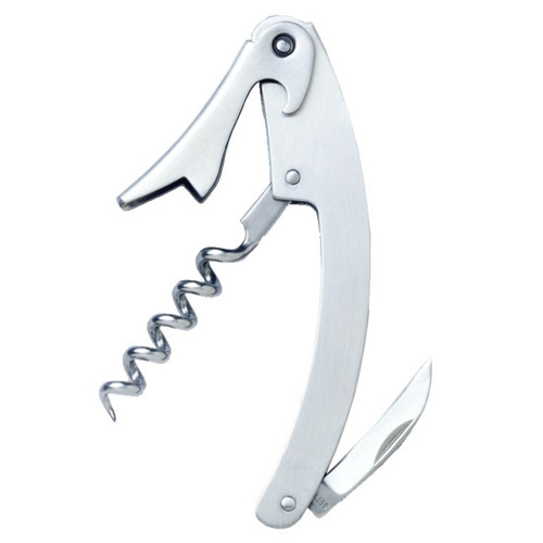 Curved Stainless Steel Corkscrew