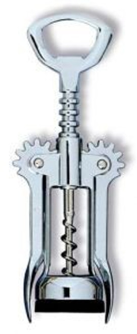 Wing Corkscrew, Auger Worm, Chrome Plated