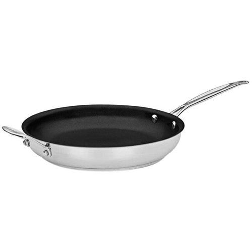 Cuisinart®  Stainless Steel
12" Non-stick Skillet with Helper Handle, Stainless